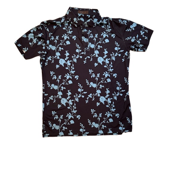 G/FORE Polo in Blue Print - Picture 1 of 3